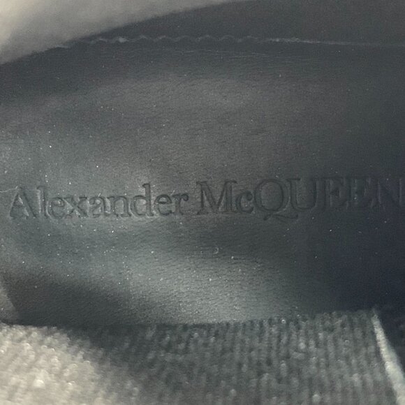 Alexander McQueen Black Leather Chelsea Platform Boots Size 40 Mens Designer Dur - Picture 5 of 9